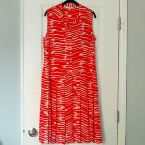 Cabi Brush strokes Dress